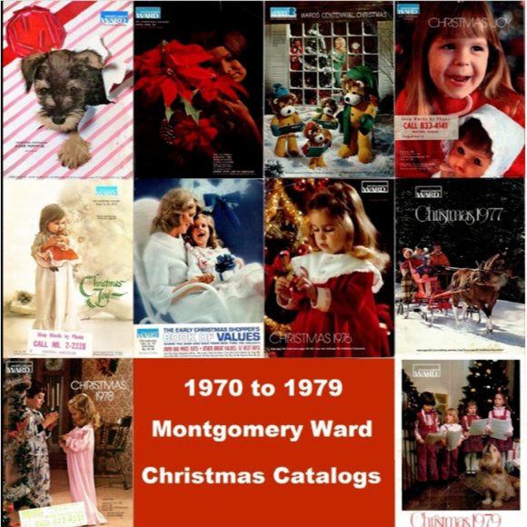 Vintage Montgomery Ward Christmas Catalogs on USB Flash Drive (1970-1979) - Picture 1 of 11